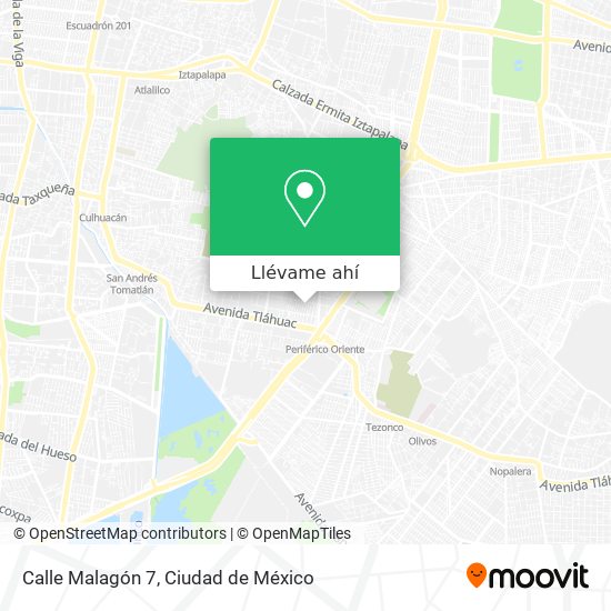 Mapa de Calle Malagón 7