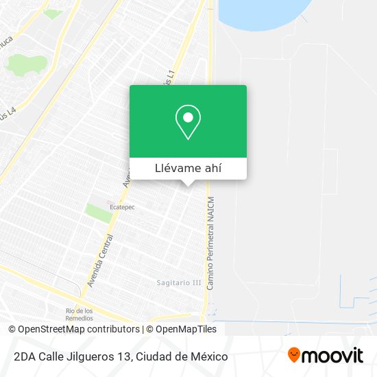 Mapa de 2DA Calle Jilgueros 13