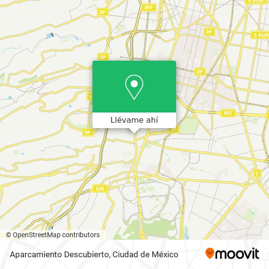 Mapa de Aparcamiento Descubierto