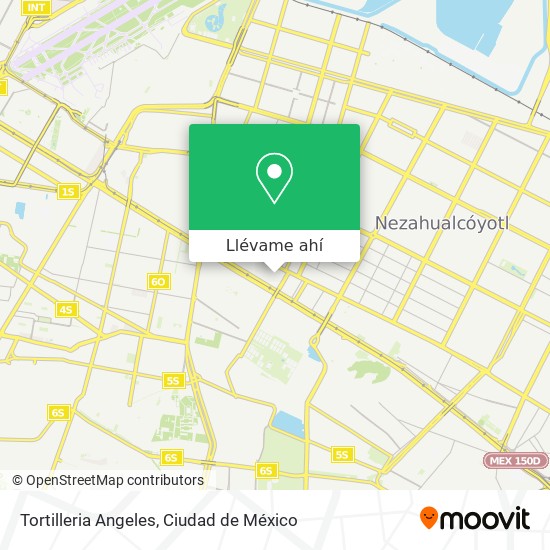 Mapa de Tortilleria Angeles