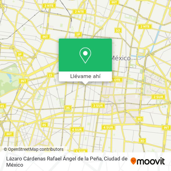 Mapa de Lázaro Cárdenas Rafael Ángel de la Peña