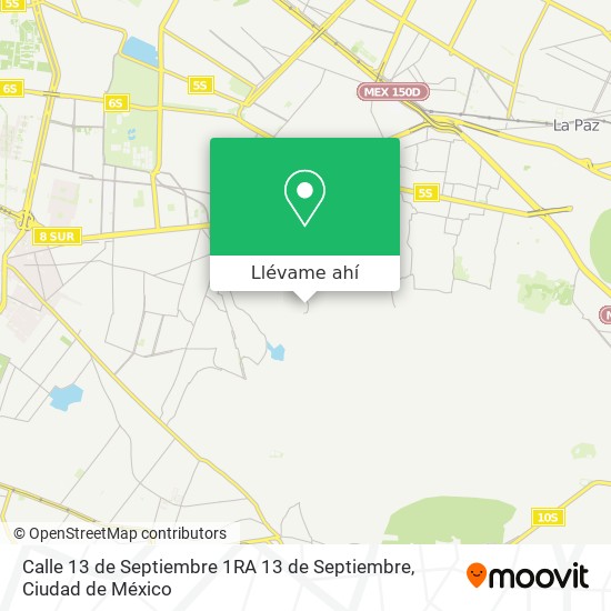 Mapa de Calle 13 de Septiembre 1RA 13 de Septiembre