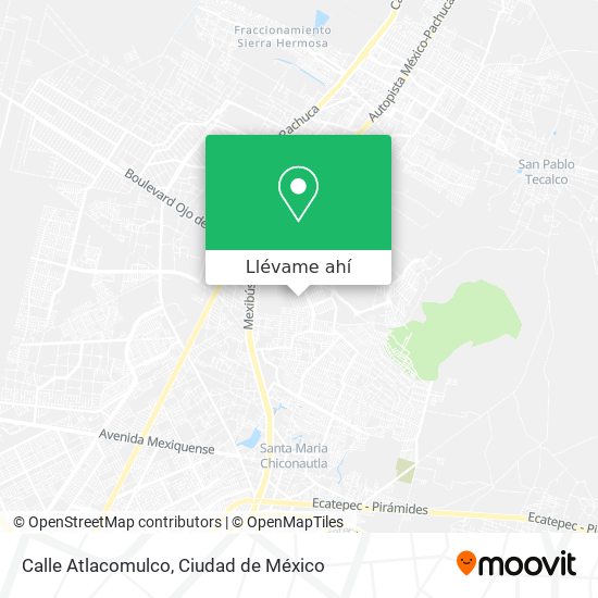 Mapa de Calle Atlacomulco