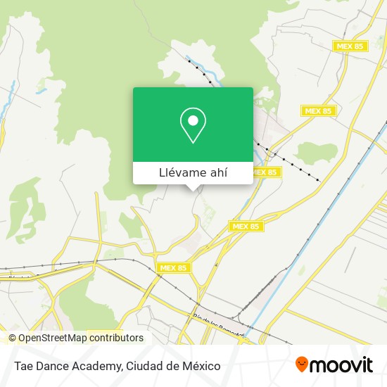 Mapa de Tae Dance Academy