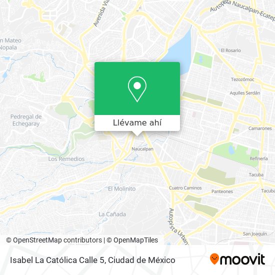 Mapa de Isabel La Católica Calle 5