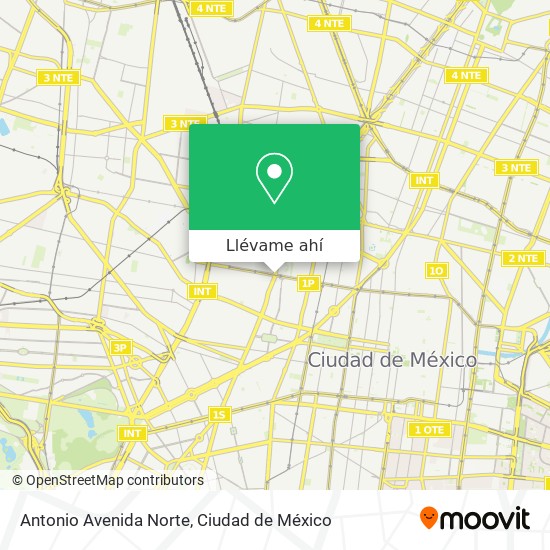 Mapa de Antonio Avenida Norte