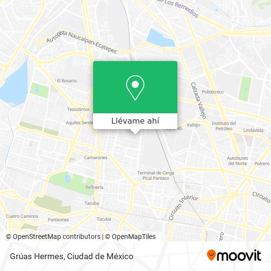 Mapa de Grúas Hermes