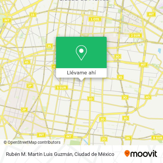 Mapa de Rubén M. Martín Luis Guzmán