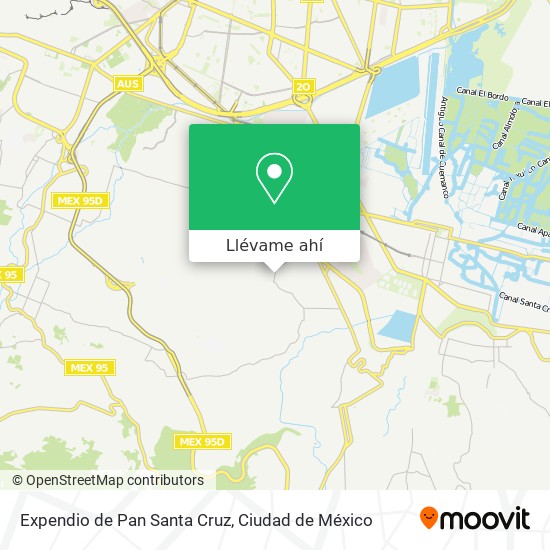 Mapa de Expendio de Pan Santa Cruz