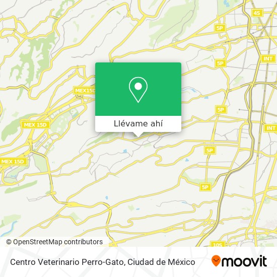 Mapa de Centro Veterinario Perro-Gato