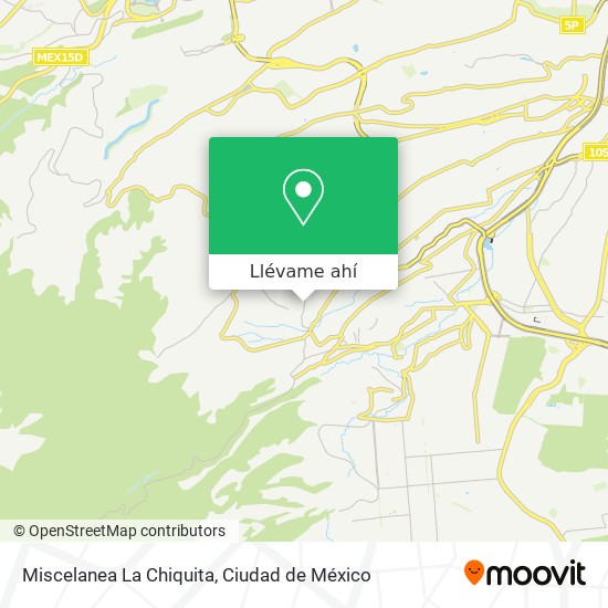 Mapa de Miscelanea La Chiquita