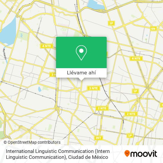 Mapa de International Linguistic Communication (Intern Linguistic Communication)