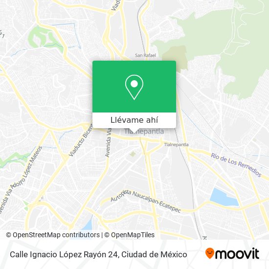 Mapa de Calle Ignacio López Rayón 24