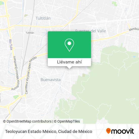 Mapa de Teoloyucan Estado México