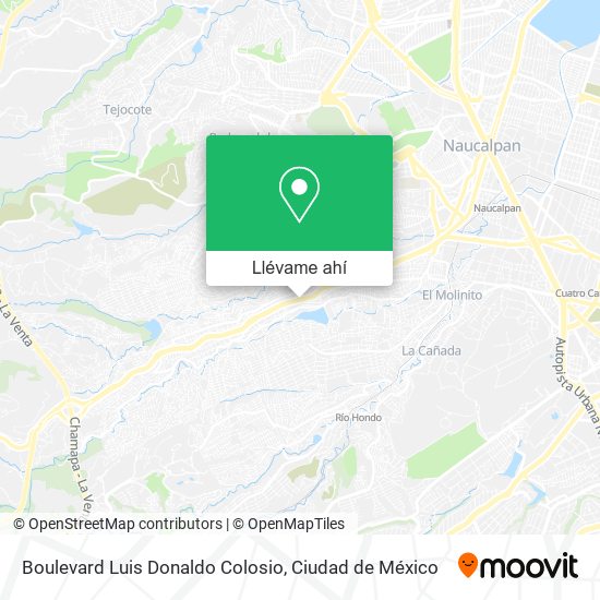 Mapa de Boulevard Luis Donaldo Colosio