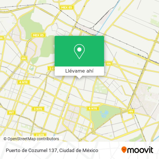 Mapa de Puerto de Cozumel 137