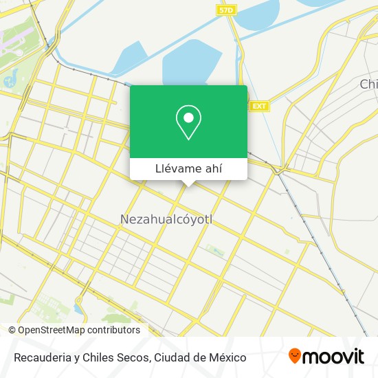 Mapa de Recauderia y Chiles Secos