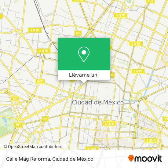 Mapa de Calle Mag Reforma
