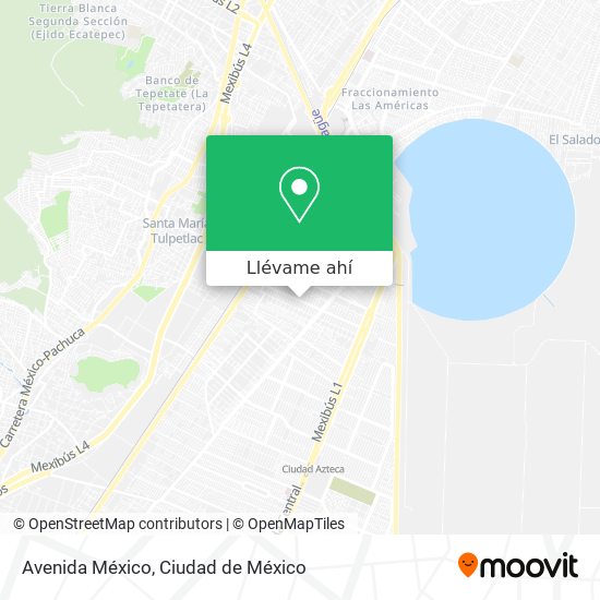 Mapa de Avenida México