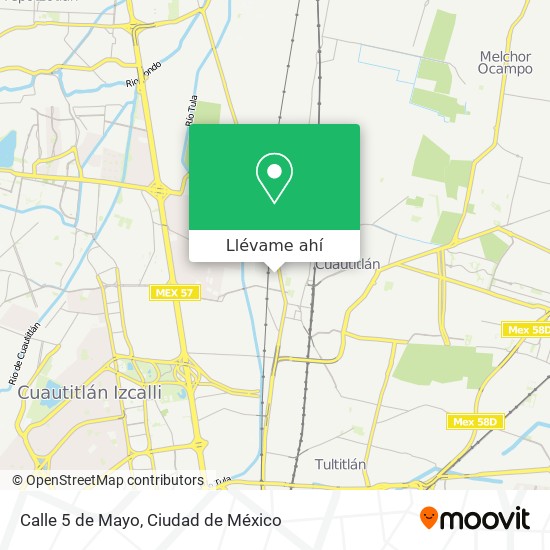 Mapa de Calle 5 de Mayo