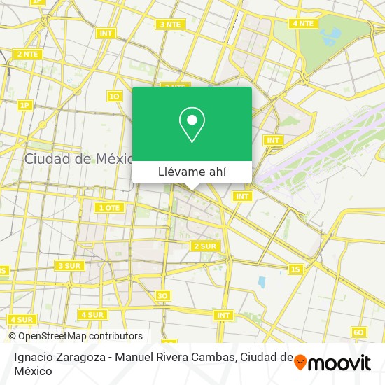 Mapa de Ignacio Zaragoza - Manuel Rivera Cambas