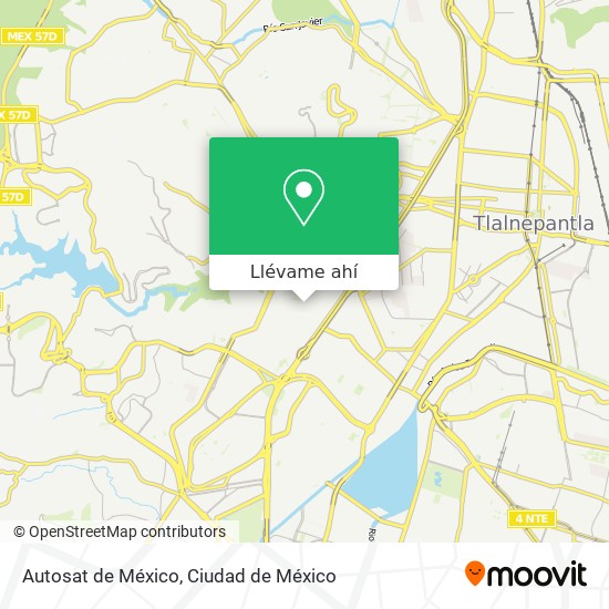 Mapa de Autosat de México