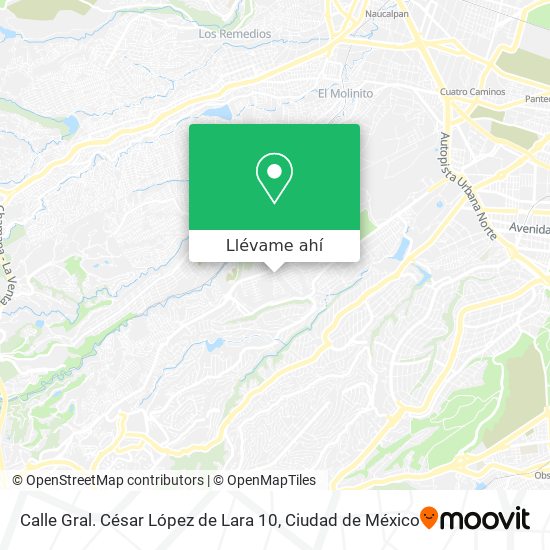 Mapa de Calle Gral. César López de Lara 10