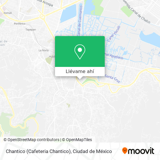 Mapa de Chantico (Cafeteria Chantico)
