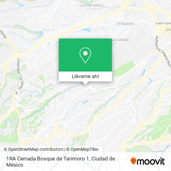 Mapa de 1RA Cerrada Bosque de Tarimoro 1