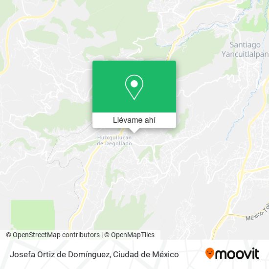 Mapa de Josefa Ortiz de Domínguez