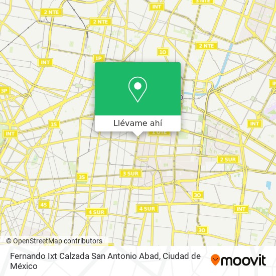 Mapa de Fernando Ixt Calzada San Antonio Abad