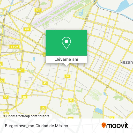 Mapa de Burgertown_mx