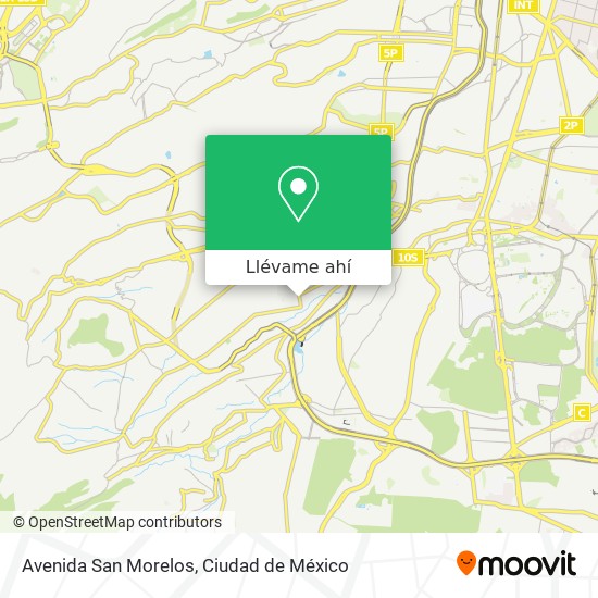 Mapa de Avenida San Morelos