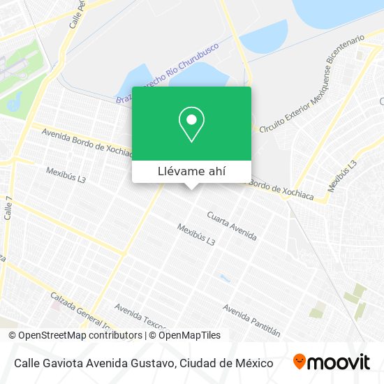 Mapa de Calle Gaviota Avenida Gustavo