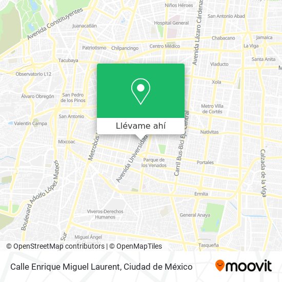 Mapa de Calle Enrique Miguel Laurent