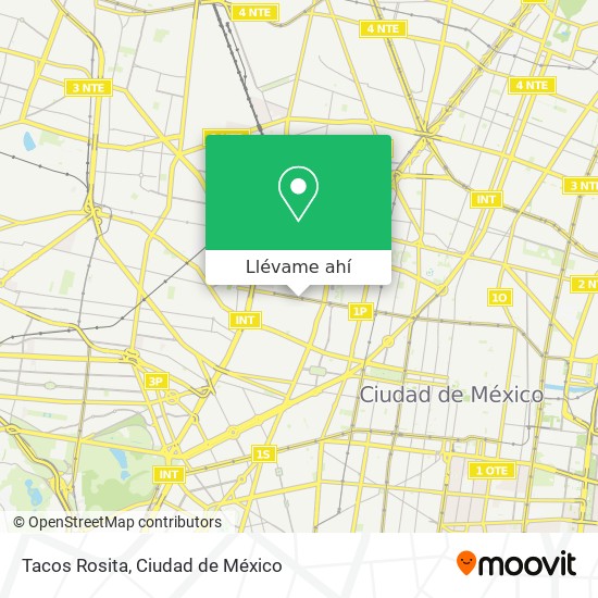 Mapa de Tacos Rosita
