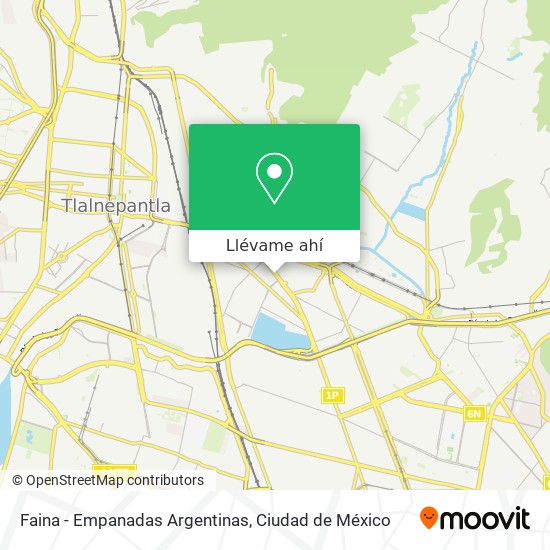 Mapa de Faina - Empanadas Argentinas