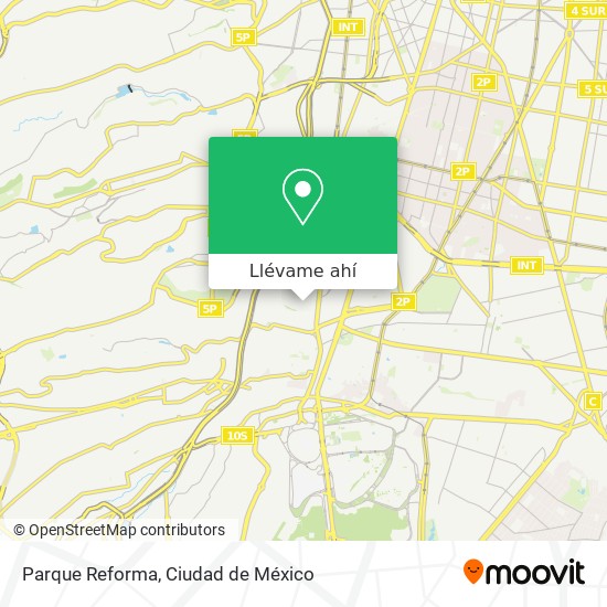 Mapa de Parque Reforma