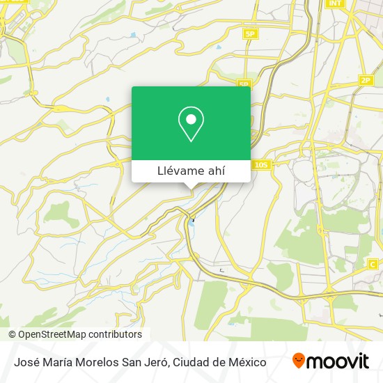 Mapa de José María Morelos San Jeró