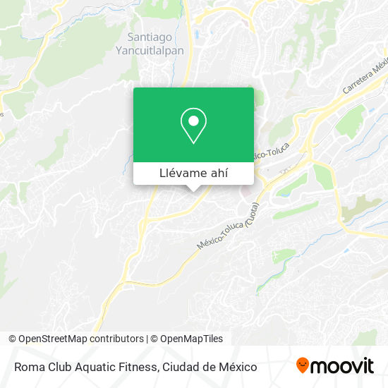 Mapa de Roma Club Aquatic Fitness