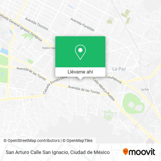 Mapa de San Arturo Calle San Ignacio