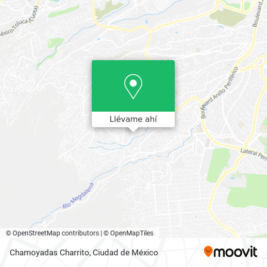 Mapa de Chamoyadas Charrito