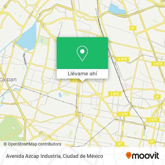 Mapa de Avenida Azcap Industria