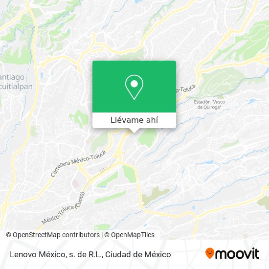Mapa de Lenovo México, s. de R.L.