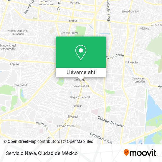 Mapa de Servicio Nava