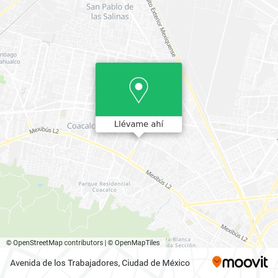 Mapa de Avenida de los Trabajadores