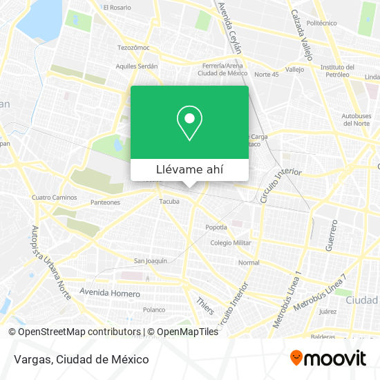Mapa de Vargas