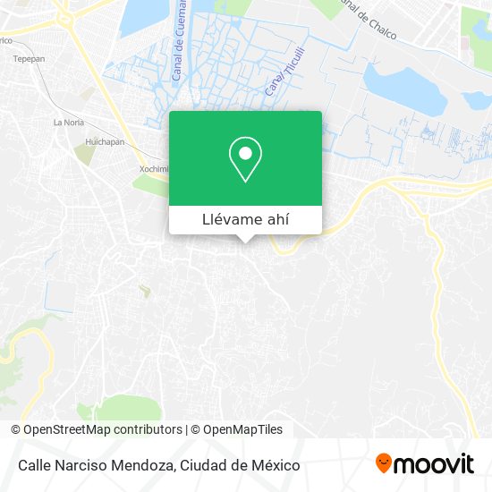 Mapa de Calle Narciso Mendoza