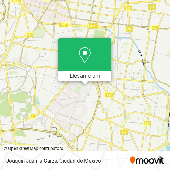 Mapa de Joaquín Juan la Garza