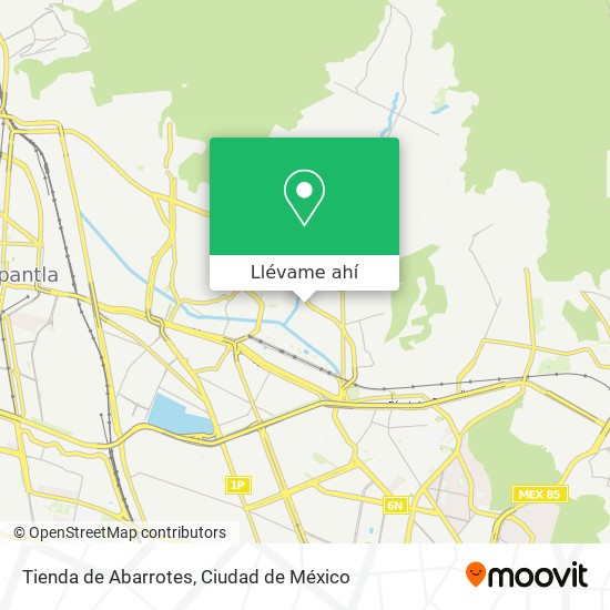 Mapa de Tienda de Abarrotes